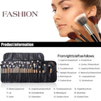 Set de 24 Pinceaux de Maquillage Professionnel — Pochette Cadeau